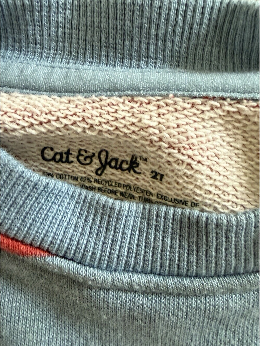 Toddler Boy 2T Striped Sweatshirt Shirt Lot 4 Cat & Jack Baby Gap Crewneck - Picture 6 of 9